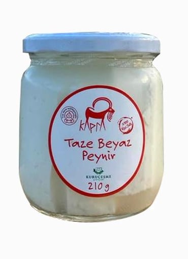 KAPRA KEÇİ BEBEK PEYNİRİ (tuzsuz) 210 GR CAM