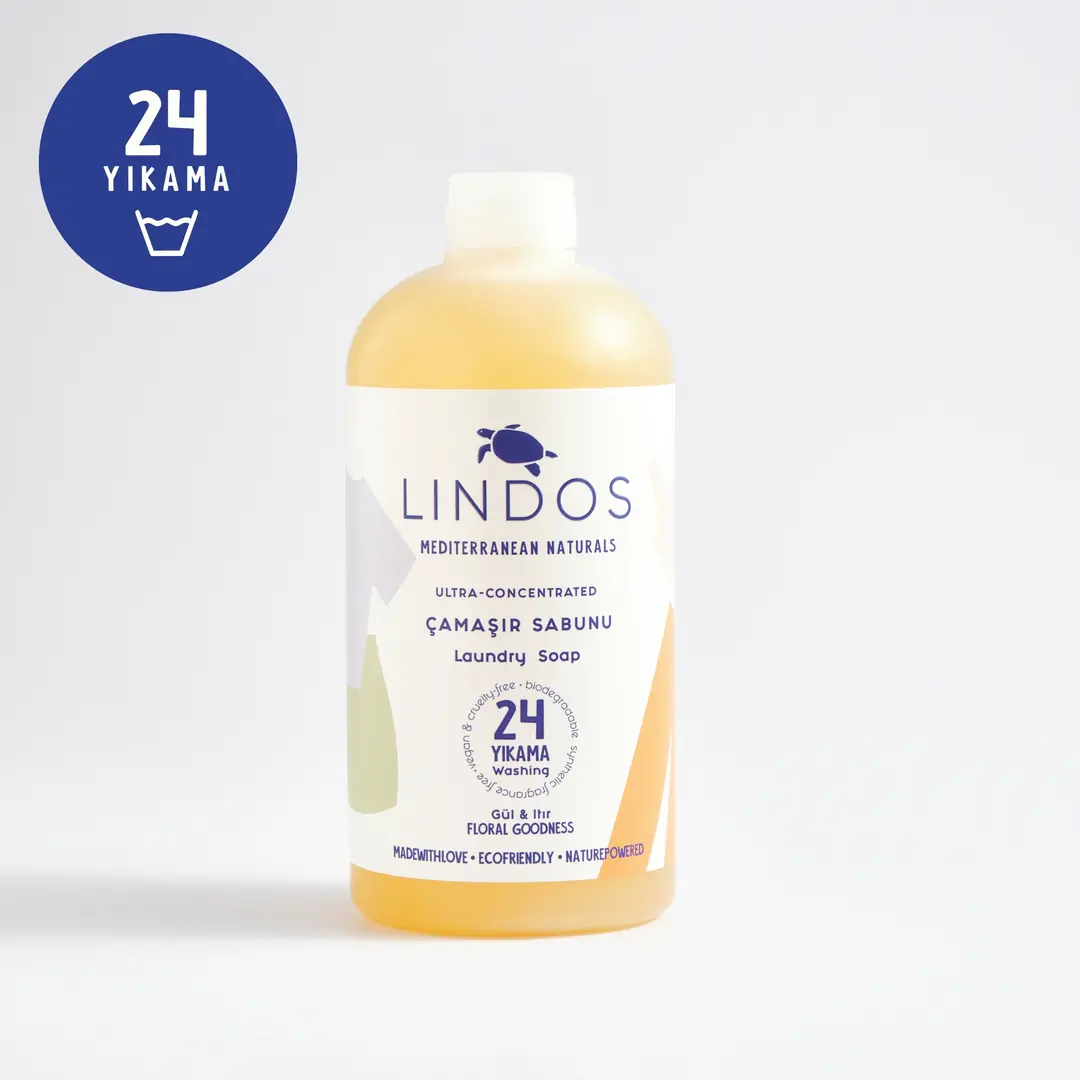 Lindos - Çamaşır Sabunu - Gül & Itır - 600ml