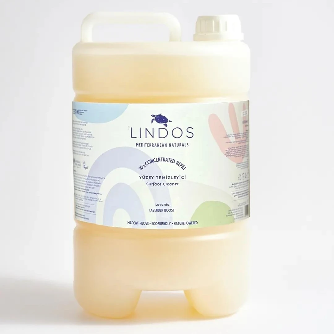 Lindos - Konsantre Yüzey Temizleyici - Lavanta - 5LT