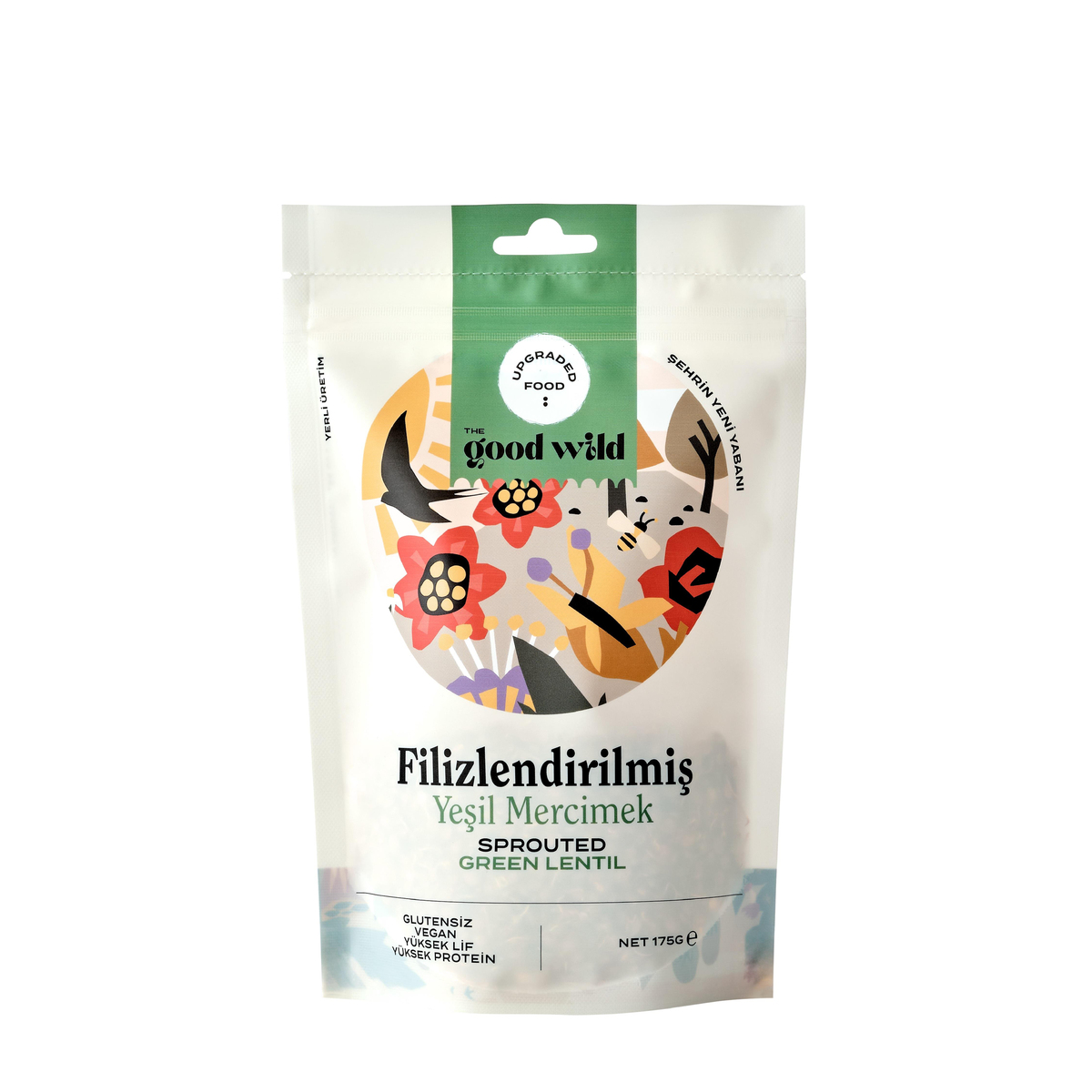 Filizlendirilmiş Yeşil Mercimek 175 g