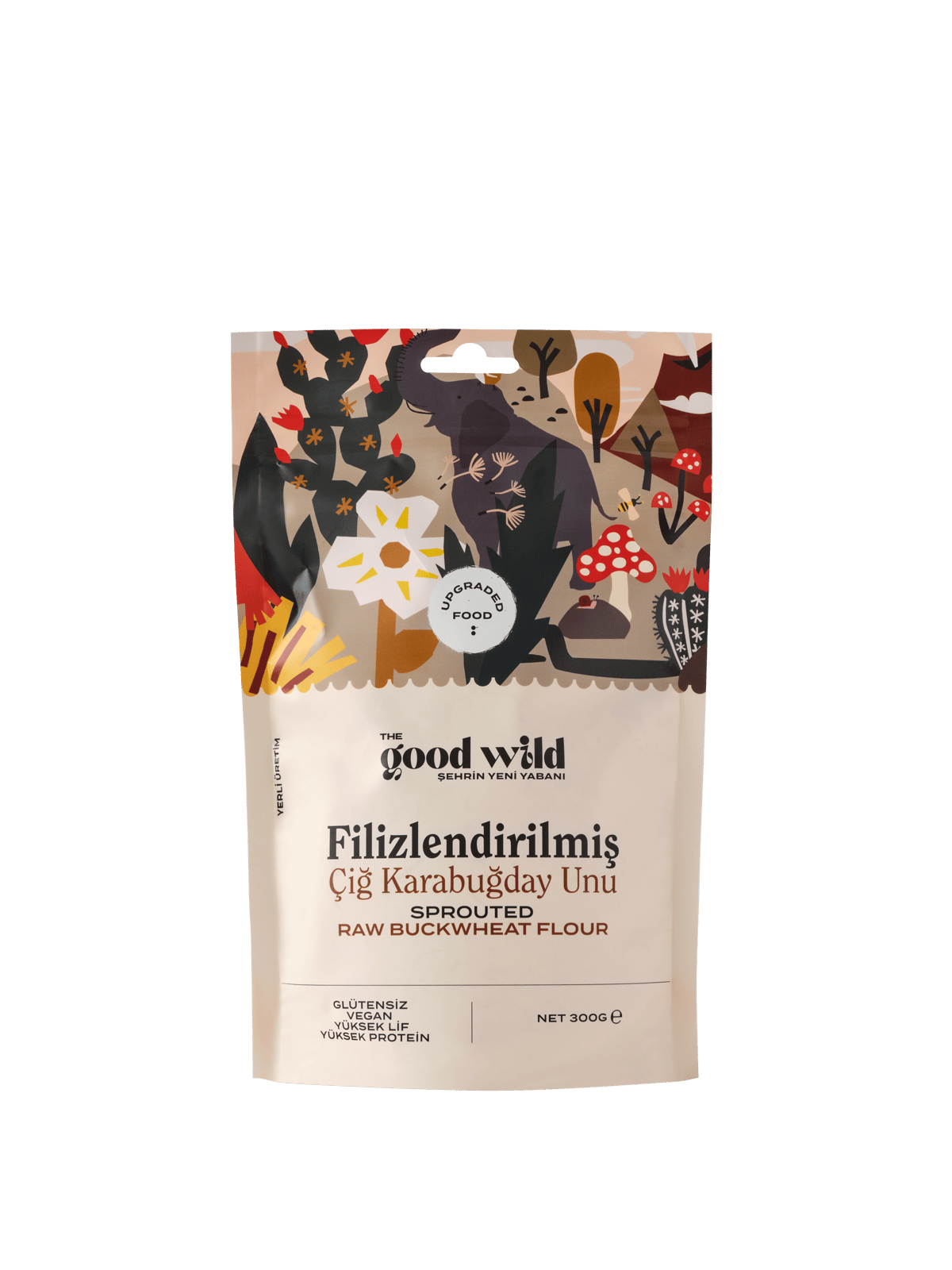 Filizlendirilmiş Çiğ Karabuğday Unu 300 g