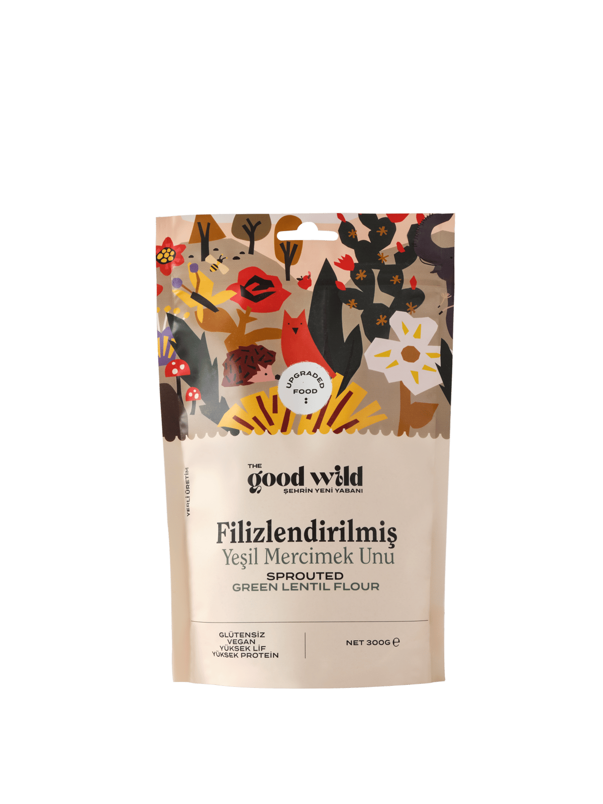 Filizlendirilmiş Yeşil Mercimek Unu 300 g