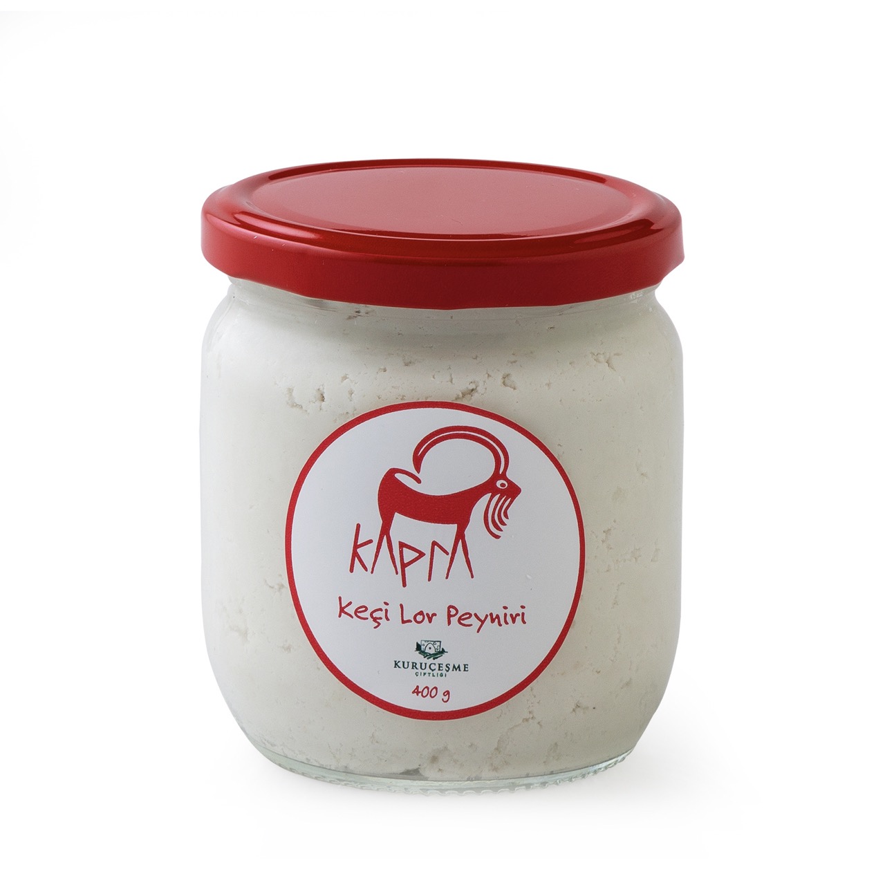 KAPRA KEÇİ LOR (AZ TUZLU)  400 GR CAM