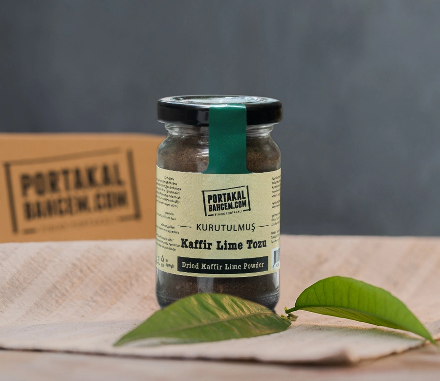 Kurutulmuş Kafromi Kaffir Lime Tozu 60 Gr