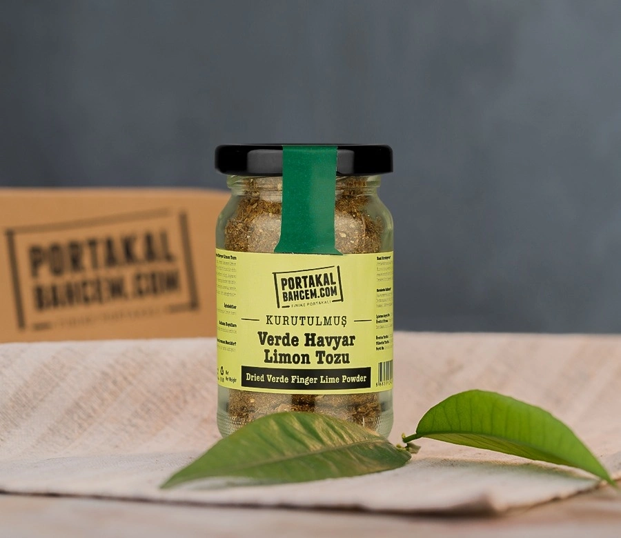 Kurutulmuş Verde Havyar Limon Tozu 60 Gr