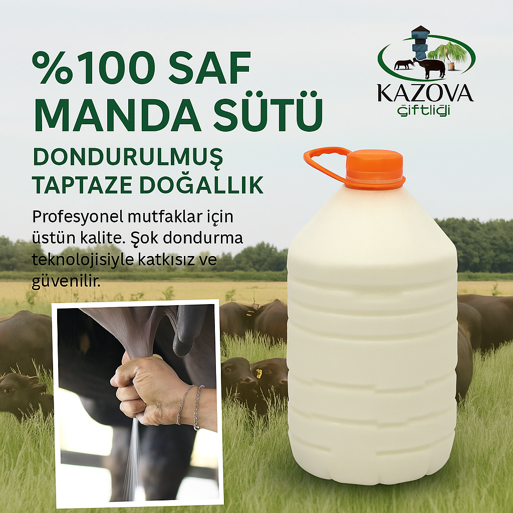 Çiğ Manda Sütü 5 Lt