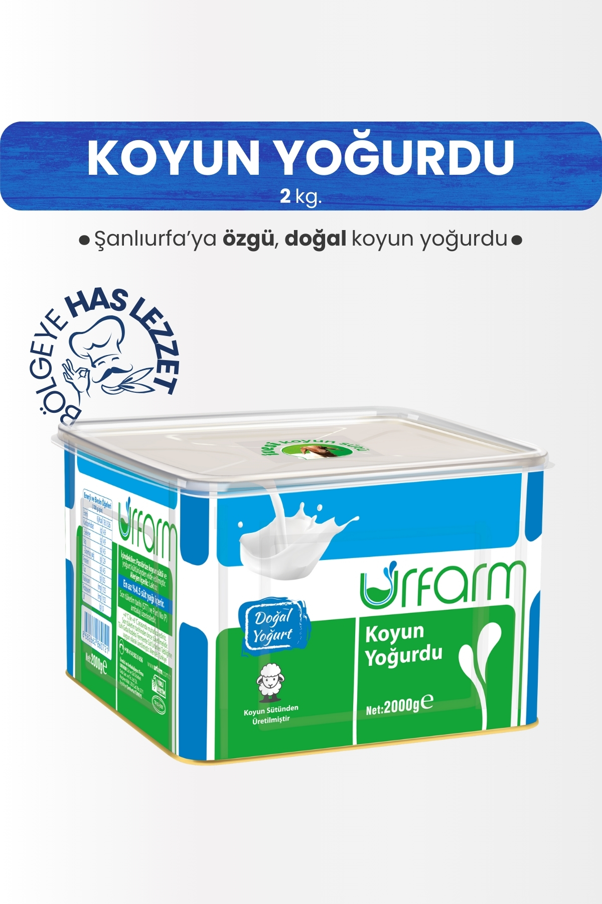 Koyun Yoğurt 2 Kg.