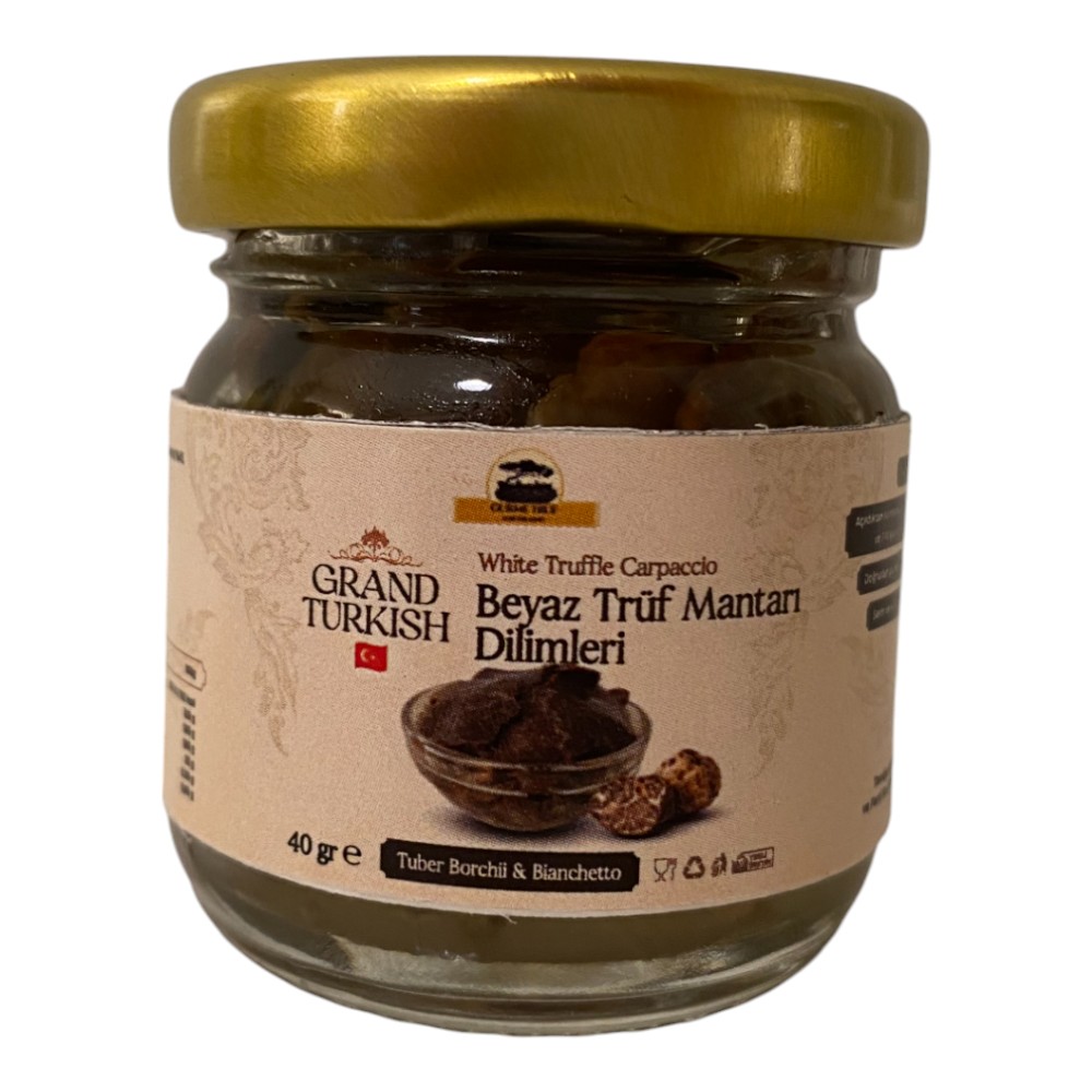 Beyaz Trüf Mantarı Dilimleri (Carpaccio) – Grand Turkish, 40 gr