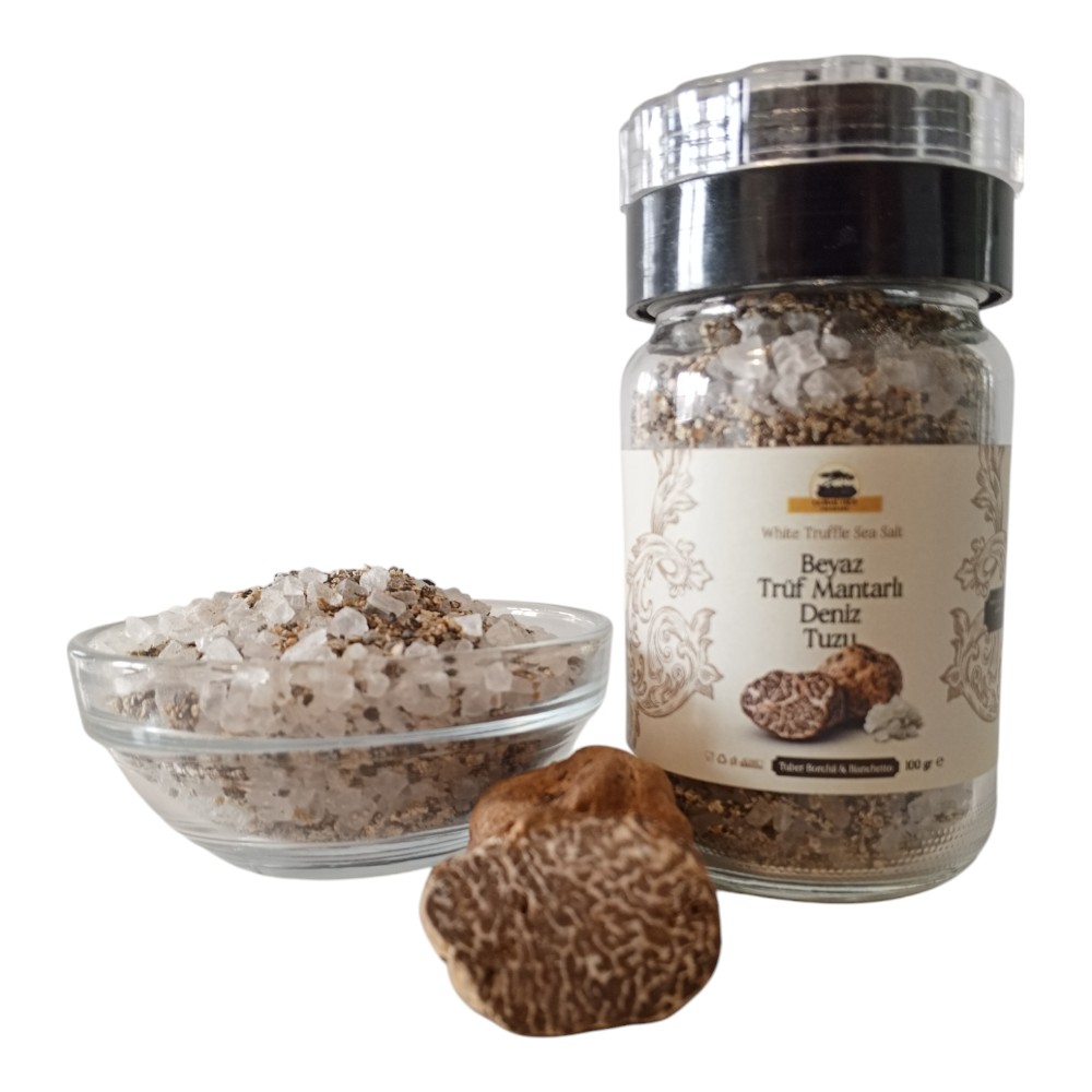 Beyaz Trüf Mantarlı Deniz Tuzu, 100 gr