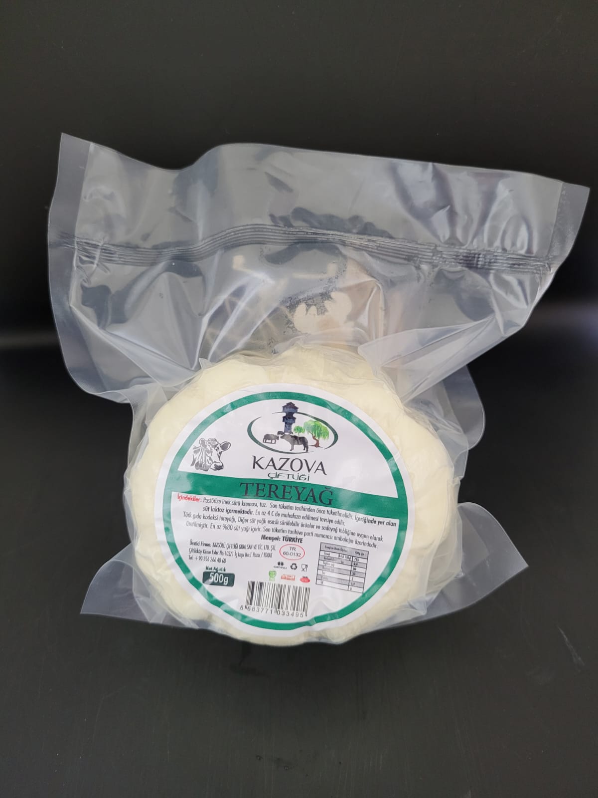 İnek Tereyağ 500 Gr